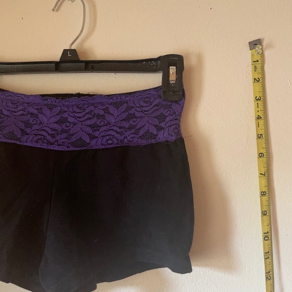 Purple Lace Dance Shorts - Picture 7 of 7